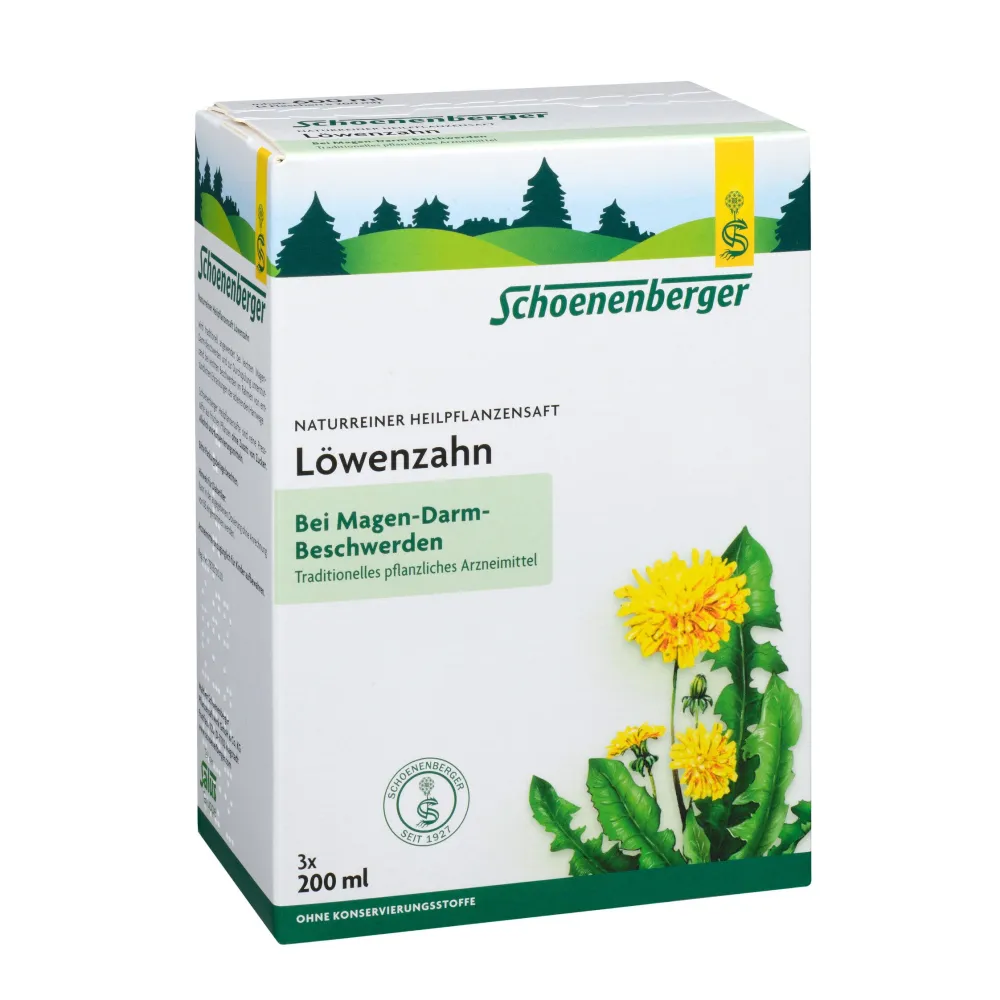 ® Heilpflanzensaft Löwenzahn|Schoenenberger Outlet