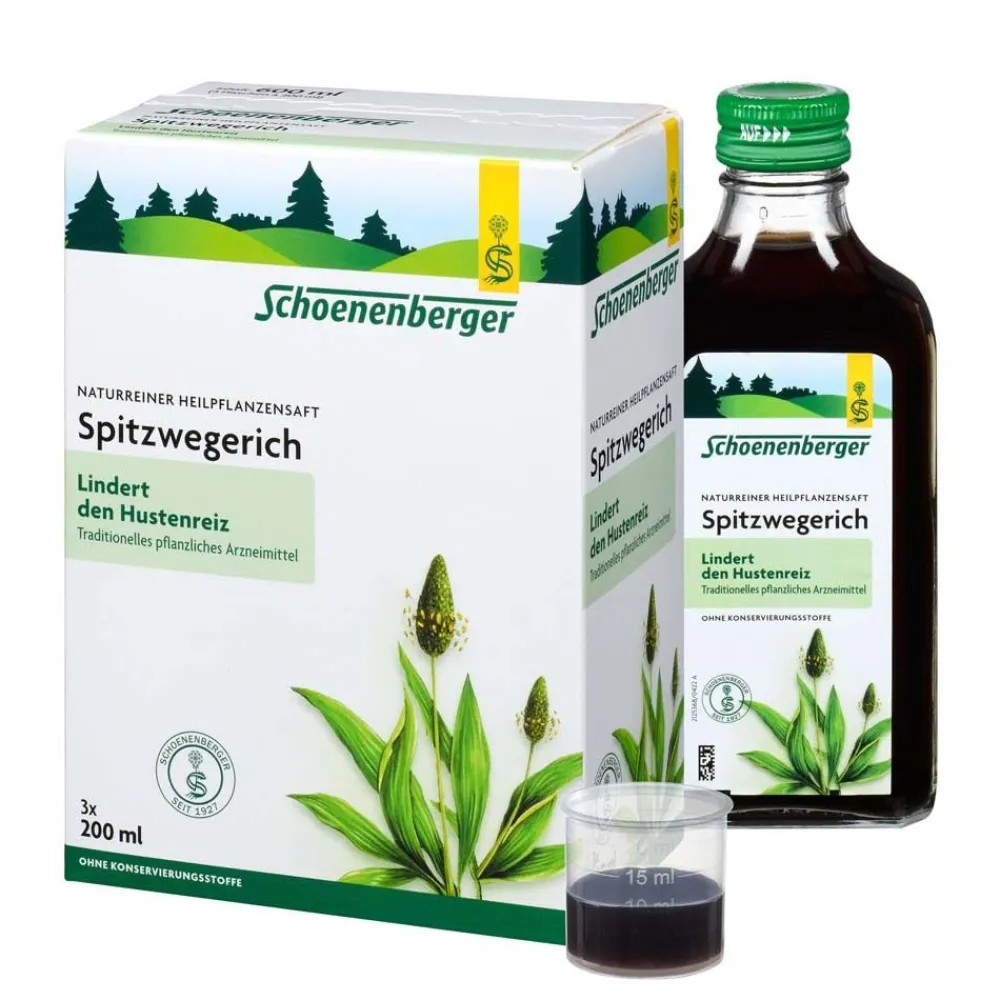 ® Heilpflanzensaft Spitzwegerich>Schoenenberger Best
