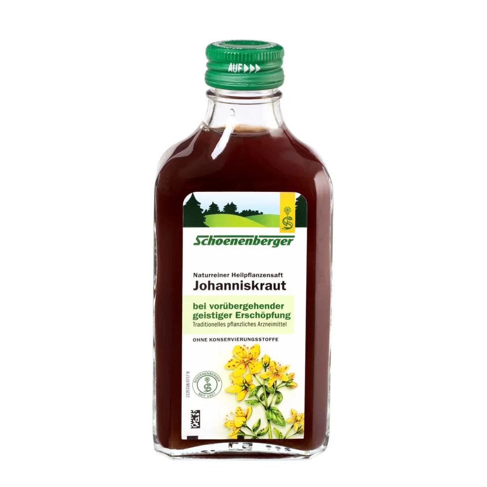 ® naturreiner Heilpflanzensaft Johanniskraut|Schoenenberger Best