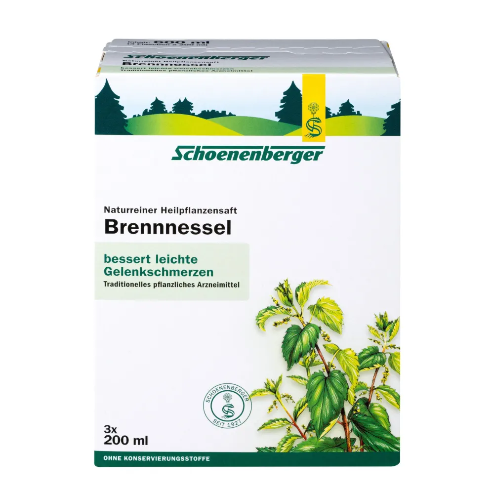 ® naturreiner Heilpflanzensaft Brennnessel>Schoenenberger Discount