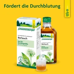 ® naturreiner Pflanzensaft Bärlauch|Schoenenberger Hot