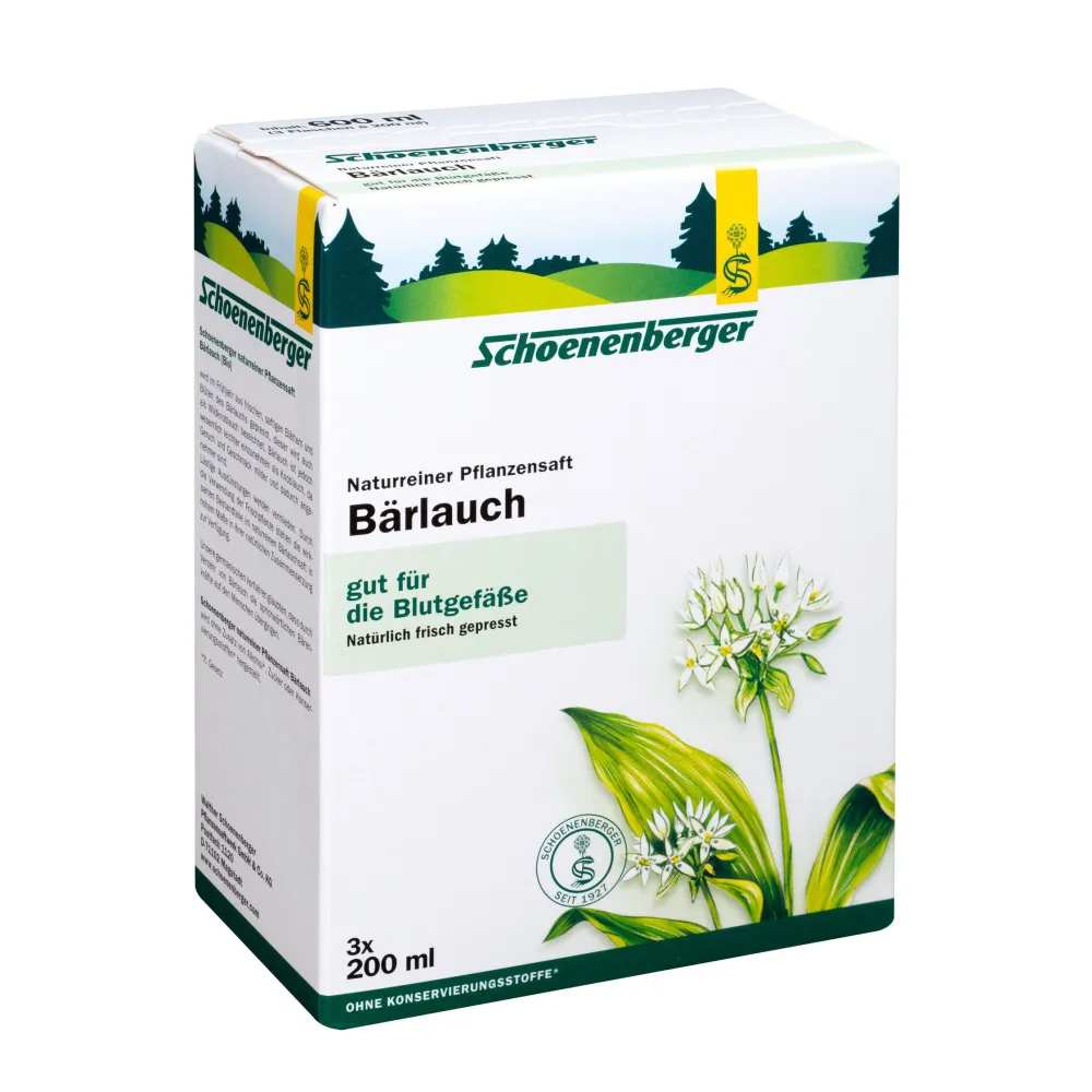 ® naturreiner Pflanzensaft Bärlauch|Schoenenberger Hot