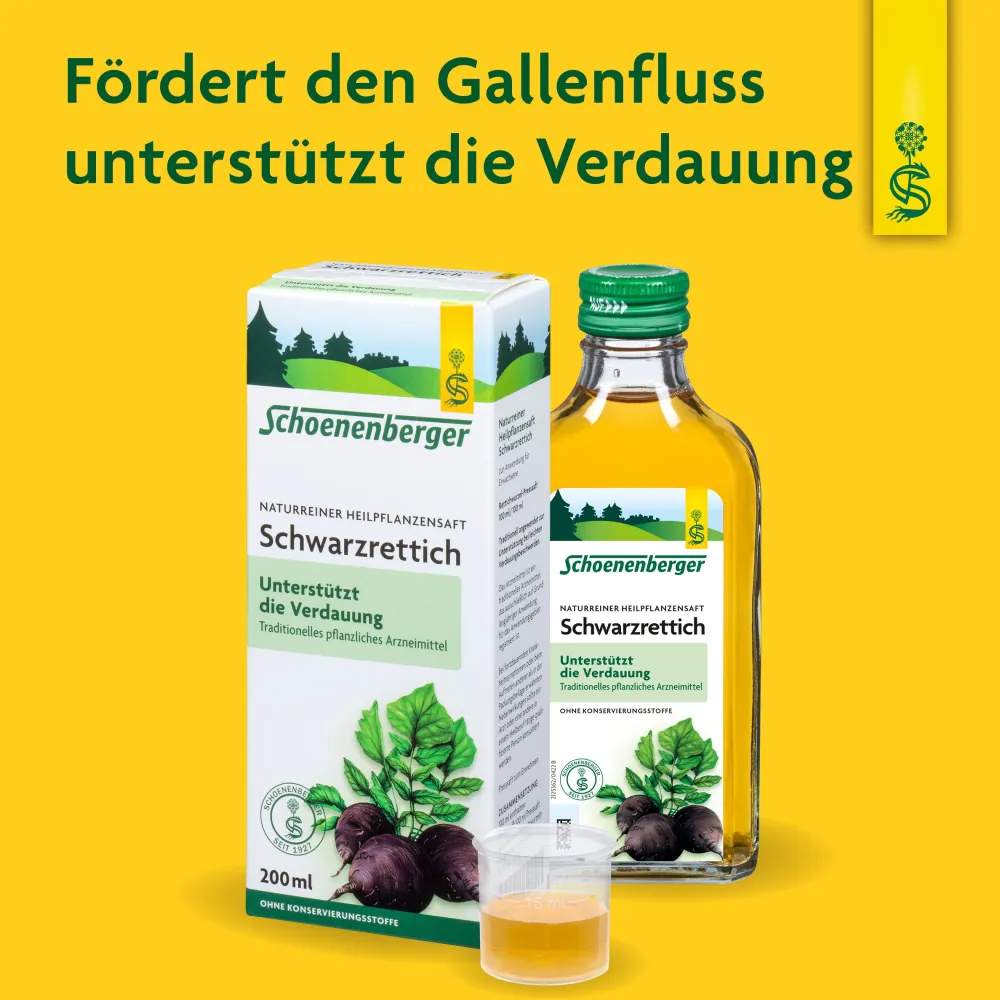 ® naturreiner Heilpflanzensaft Schwarzrettich|Schoenenberger Sale