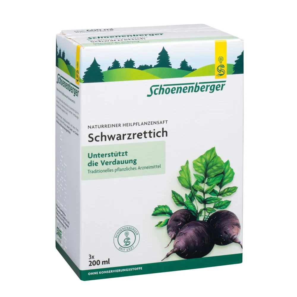 ® naturreiner Heilpflanzensaft Schwarzrettich|Schoenenberger Sale