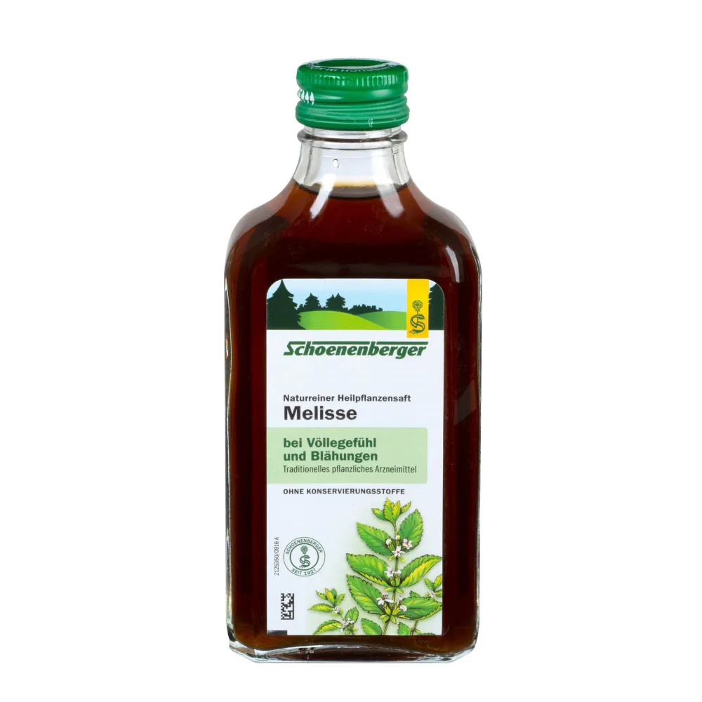 ® naturreiner Heilpflanzensaft Melisse>Schoenenberger