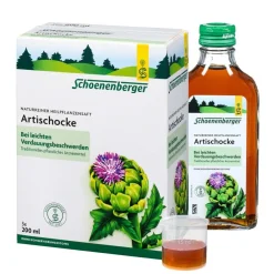 ® naturreiner Heilpflanzensaft Artischocke|Schoenenberger