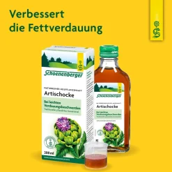® naturreiner Heilpflanzensaft Artischocke|Schoenenberger