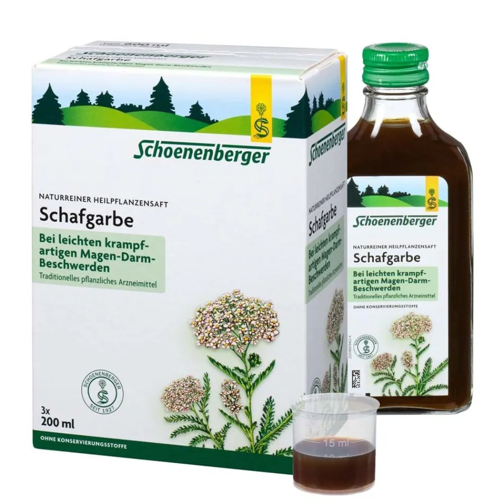 ® naturreiner Heilpflanzensaft Schafgarbe|Schoenenberger Online
