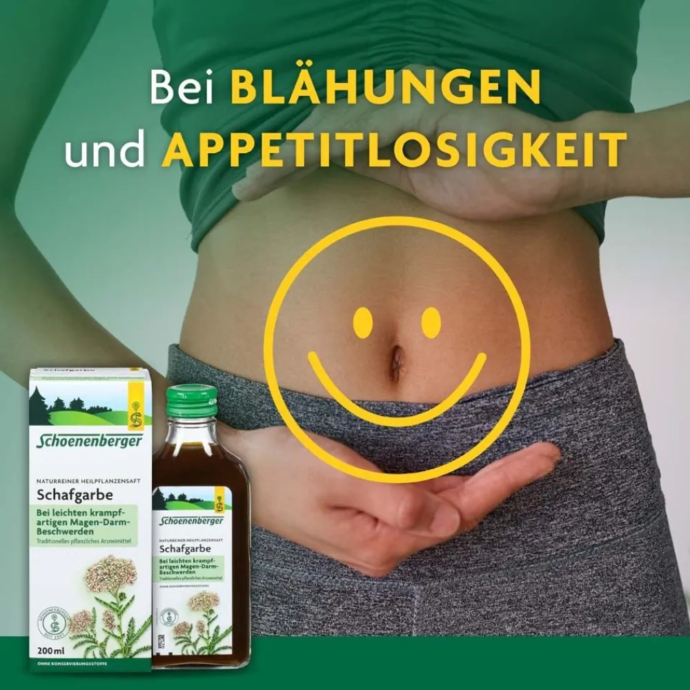 ® naturreiner Heilpflanzensaft Schafgarbe|Schoenenberger Online
