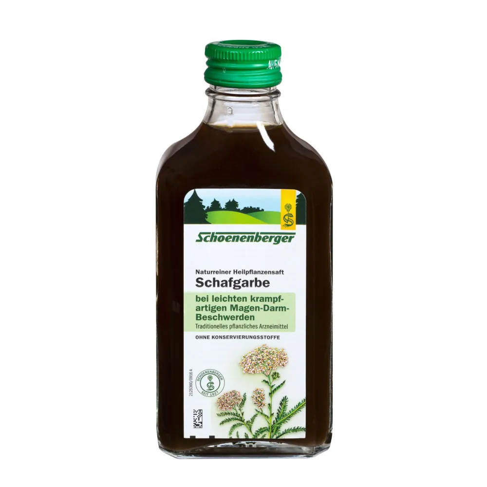® naturreiner Heilpflanzensaft Schafgarbe|Schoenenberger Online