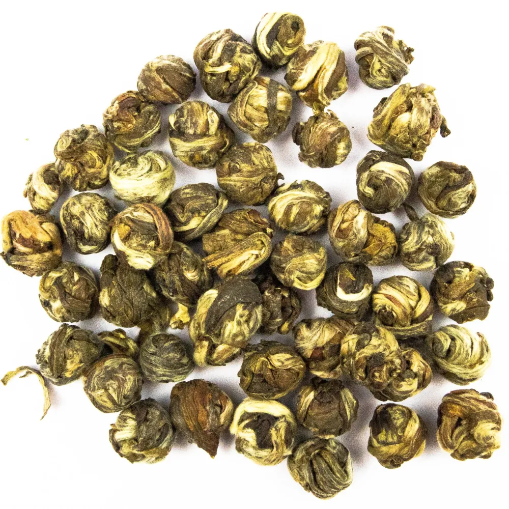 China Jasmine Dragon Phoenix Pearl Bio, Aromatisierter Grüntee>SCHRADER Outlet