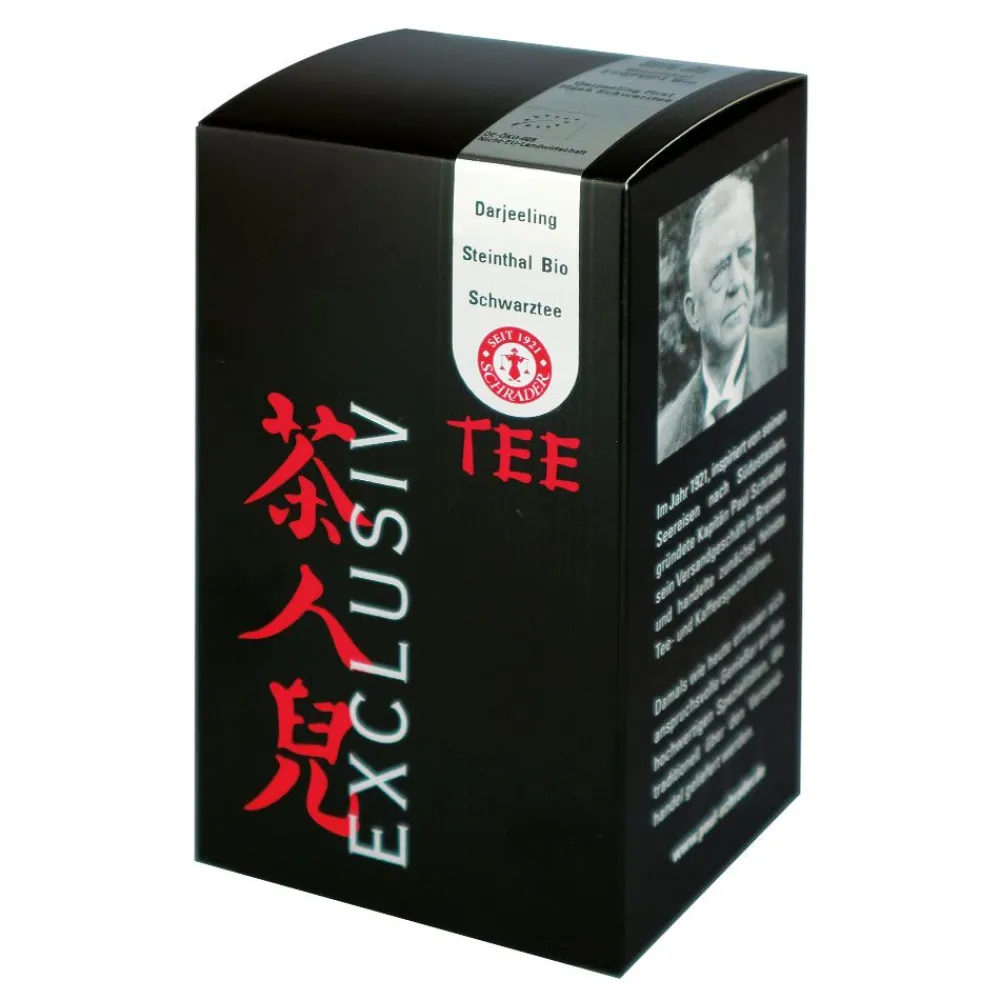 Schwarzer Tee Darjeeling Second Flush Steinthal FTGFOP1 Bio|SCHRADER Sale