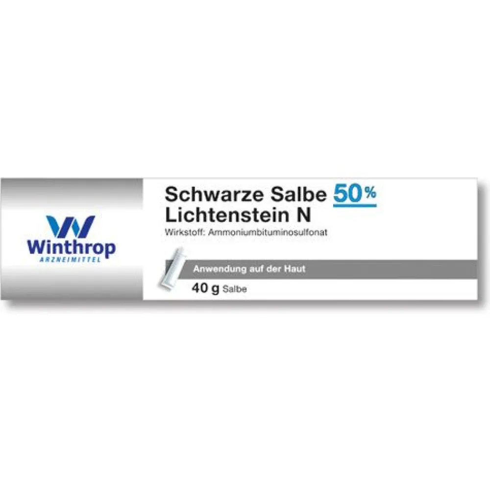 Schwarze Salbe 50% Lichtenstein N> New