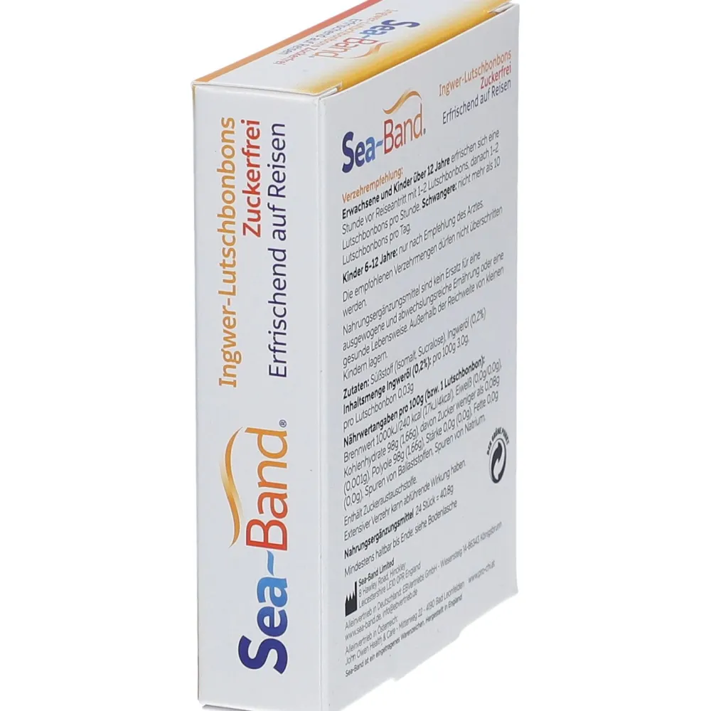 SEA BAND® Ingwer-Lutschbonbons|Sea-Band Discount