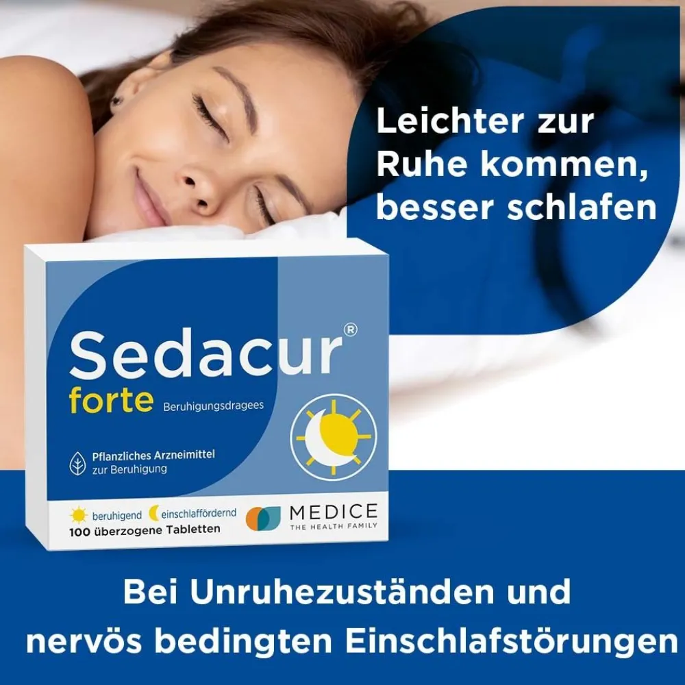 Sedacur forte bei Einschlafstörungen & Unruhezuständen| Hot
