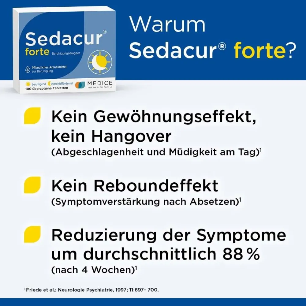 Sedacur forte bei Einschlafstörungen & Unruhezuständen| Hot