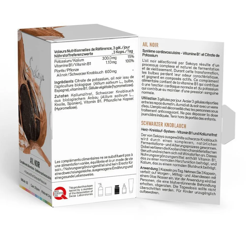 Sekoya Swiss Schwarzer Knoblauch> Outlet