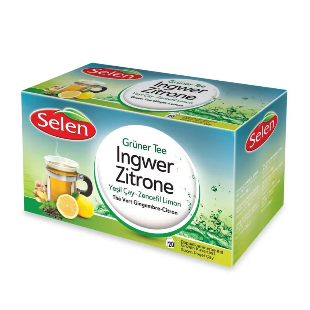 SELEN Grüner Tee Ingwer-Zitrone|