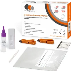 CRP Selbsttest zum Nachweis von C-reaktivem Protein im Blut>self-diagnostics New