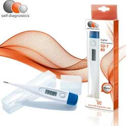 digitales Fieberthermometer mit Fieberalarm|self-diagnostics Clearance