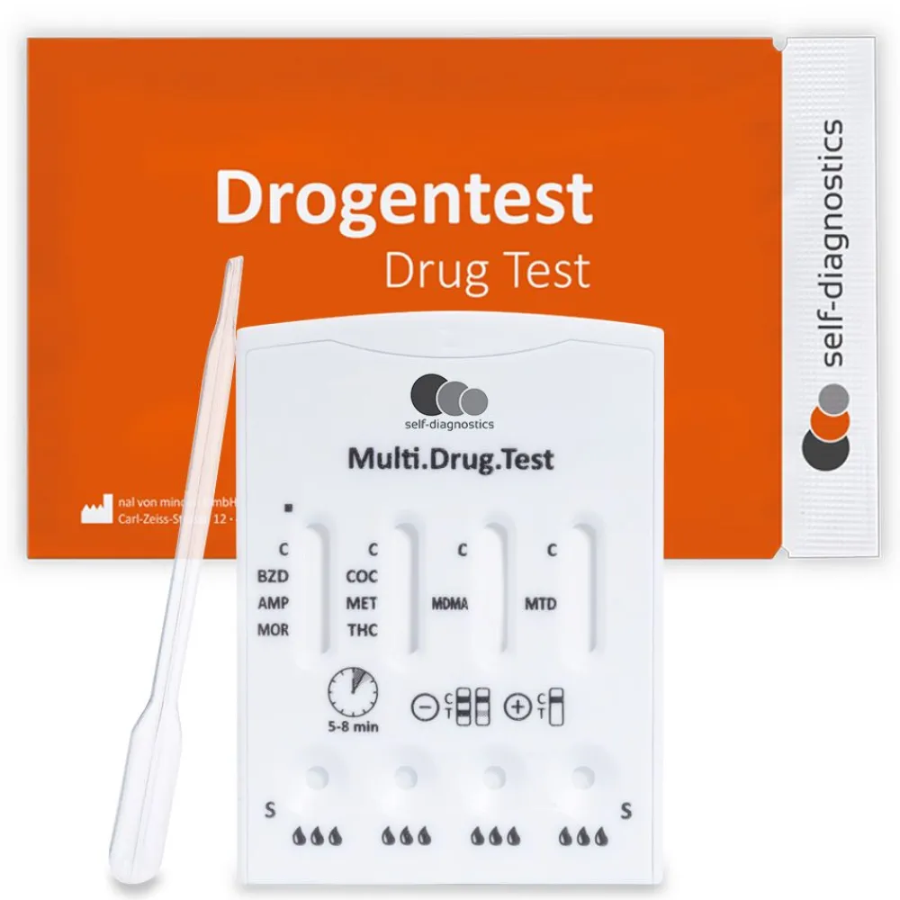 Drogenschnelltest Multi 8 MPU|self-diagnostics Online