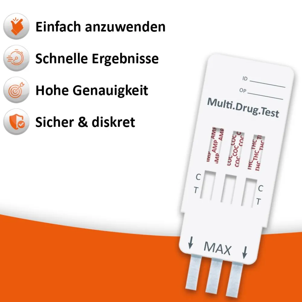 Drogenschnelltest Multi 3 E|self-diagnostics Best