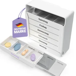Senomed - Tablettenbox  - Wochendosierer für 7 Tage| Outlet