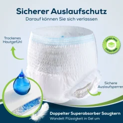 Pants Super für Erwachsene - Größe XL Schutzhosen Inkontinenz Erwachsenenwindeln 60St.>SENSALOU Sale