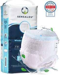 Pants Super für Erwachsene - Größe M Inkontinenz Hosen , Windel für Inkontinenz|SENSALOU