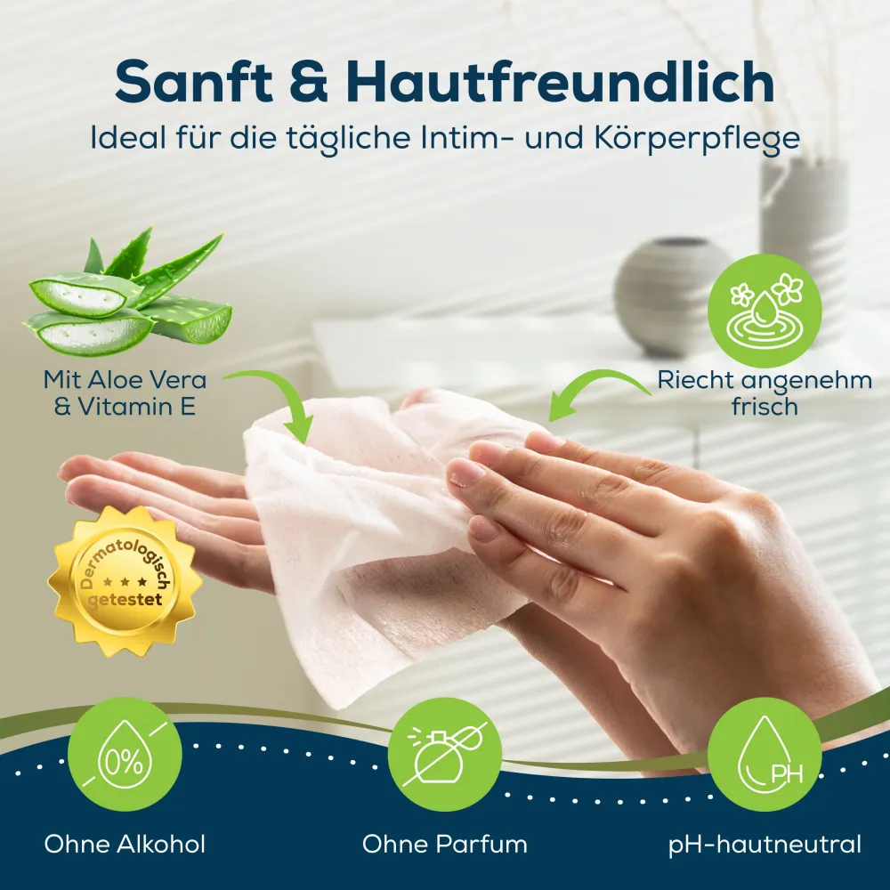 Sensalou XXL Feuchttücher für Erwachsene| Hot
