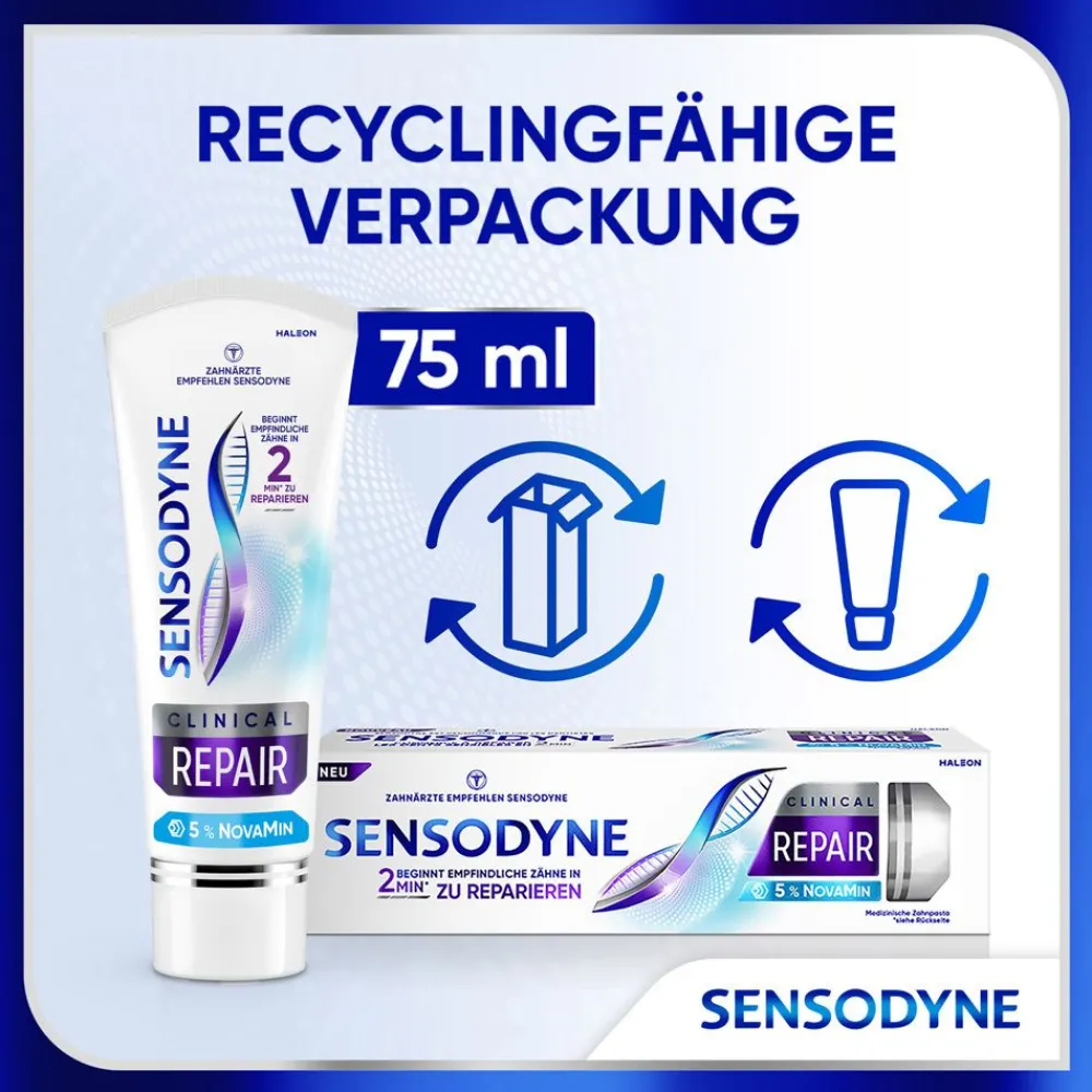 Clinical REPAIR, Zahnpasta für empfindliche Zähne, mit 5 % NovaMin|Sensodyne Sale