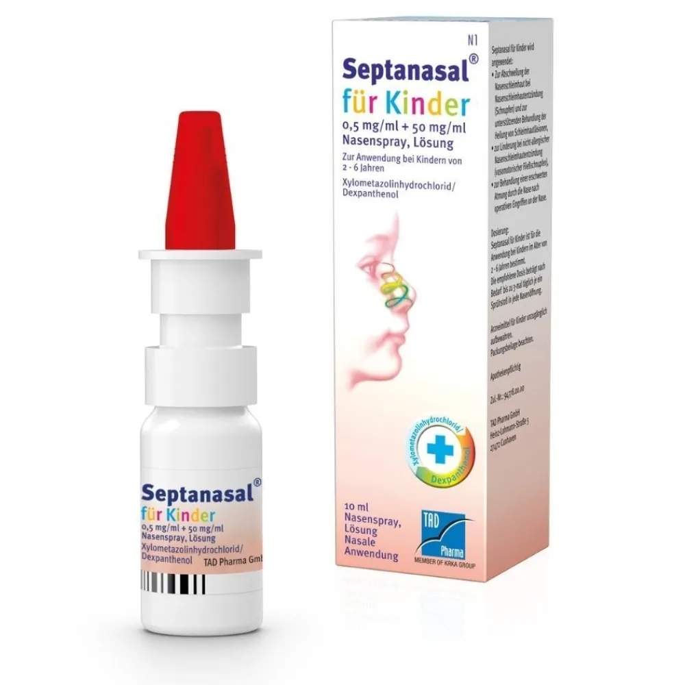 Septanasal® für Kinder 0,5 mg / ml + 50 mg / ml| Online