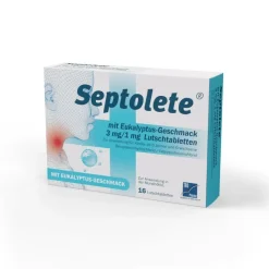 Septolete® 3 mg/1 mg Lutschtabletten Eukalyptus-Geschmack> Online