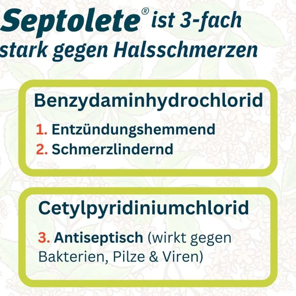 Septolete Zitrone-Holunder: Die innovative Lösung bei Halsschmerzen| New