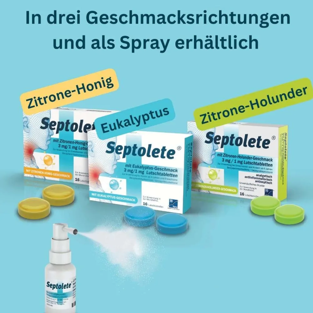 Septolete Zitrone-Holunder: Die innovative Lösung bei Halsschmerzen| New