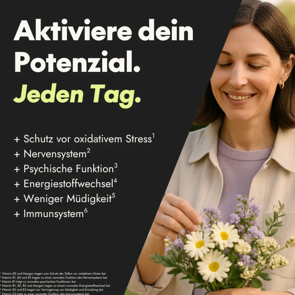 Active Brain Zen Mood - Nervenfunktion¹²³ & psychische Funktion¹³ - Mit Johanniskraut>serotalin New