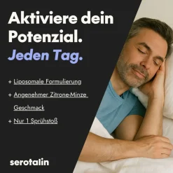 Melatonin Spray liposomal | Melatonin¹ & Baldrian | Zitrone-Minze|serotalin Best
