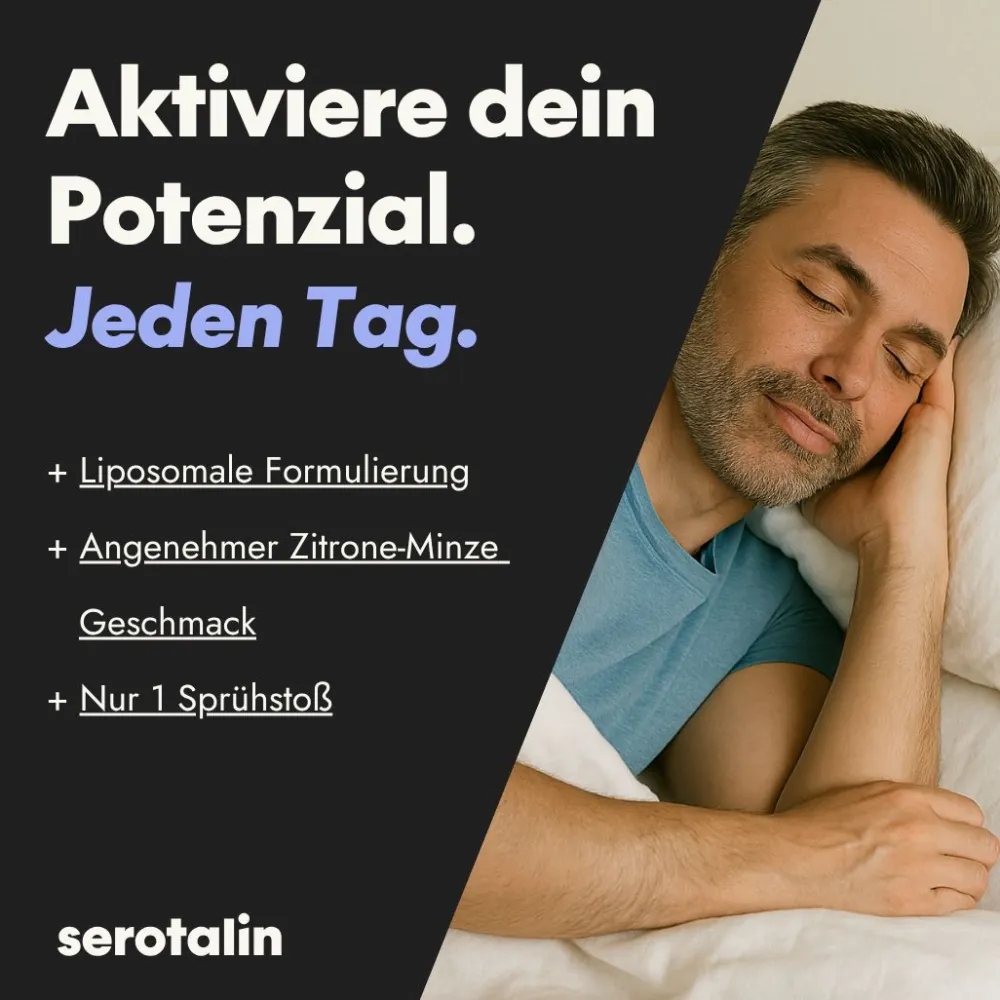 Melatonin Spray liposomal | Melatonin¹ & Baldrian | Zitrone-Minze|serotalin Best