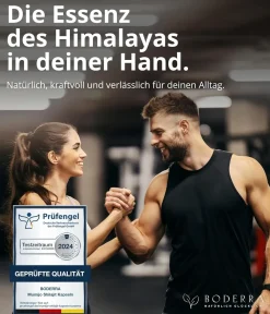 Shilajit 150 Kapseln - 50:1 Extrakt - 50% Fulvin- & 12% Huminsäure - laborgeprüft - BODERRA><noscript><img width=