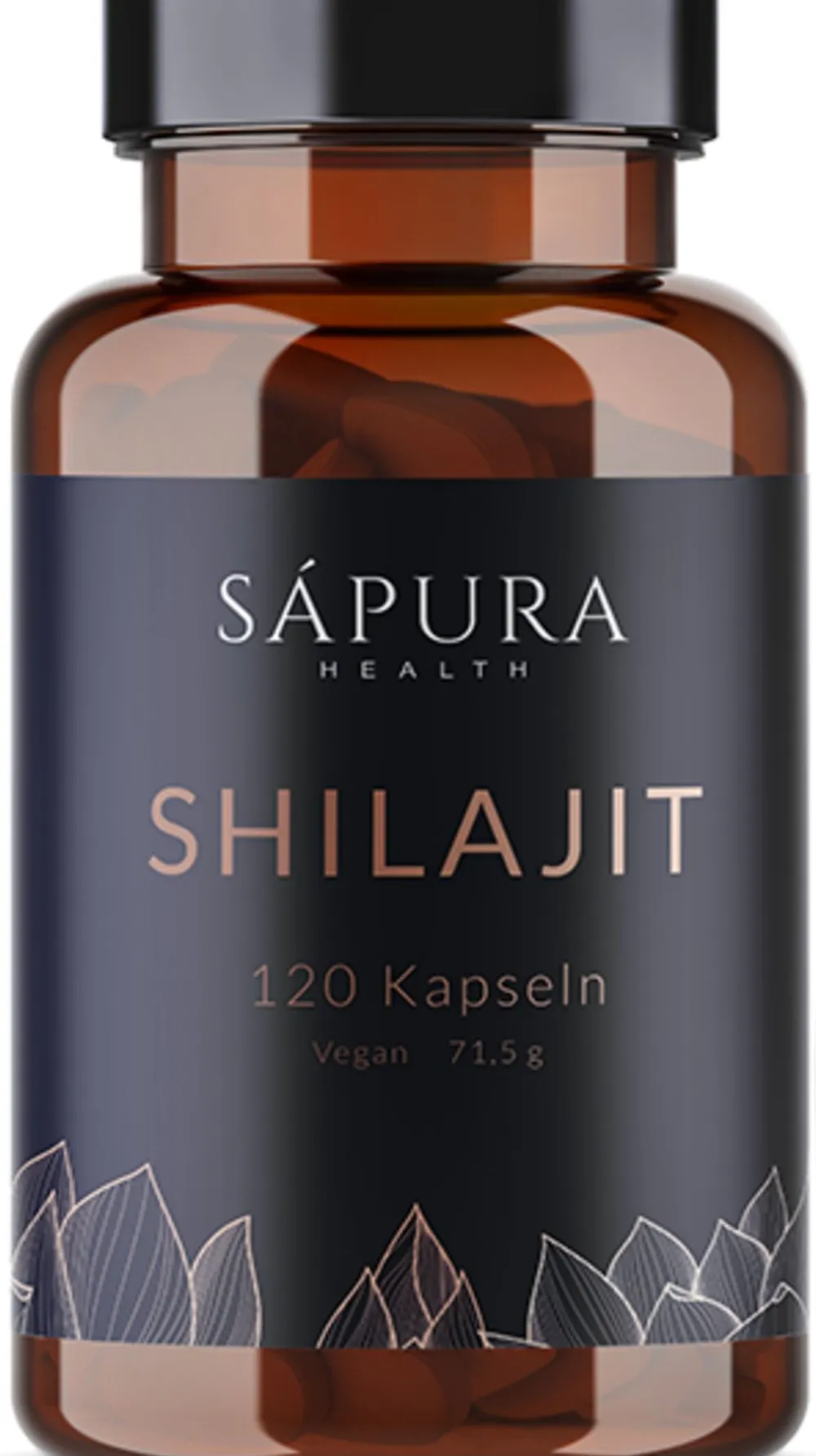 Shilajit Kapseln | Hochdosiert 500mg | Reich an Fulvinsäure & Huminsäure | 120 Kapseln>sapura Discount