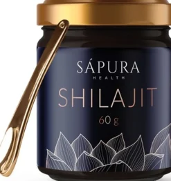 Shilajit Resin Mumijo Shilajit Harz + Dosierlöffel **60g** MIT 78% FULVIN + 12% HUMINSÄURE|sapura Online