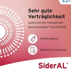 SiderAL® Eisen Forte 30mg Zitrus mit Vitamin C | Nahrungsergänzungsmittel bei erhöhtem Eisenbedarf in der Schwangerschaft| Sale