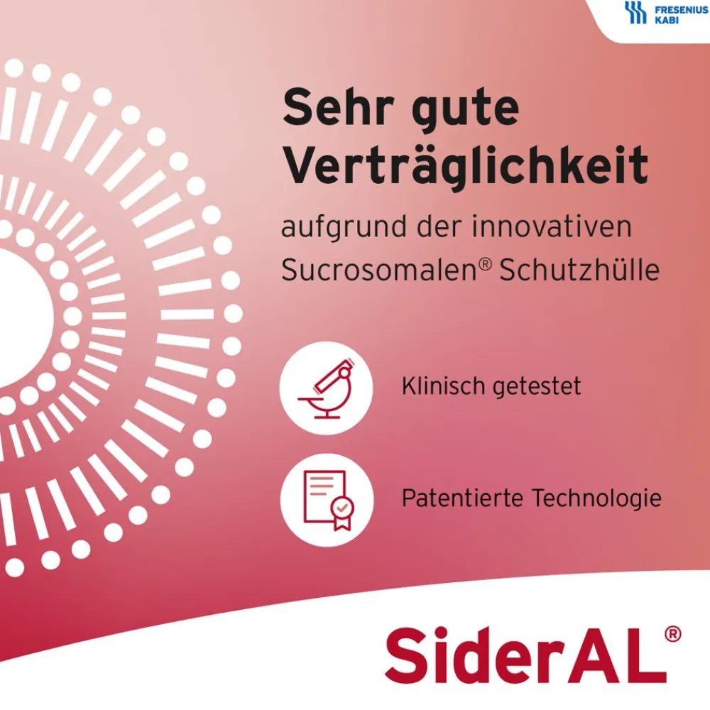 SiderAL® Eisen Forte 30mg Zitrus mit Vitamin C | Nahrungsergänzungsmittel bei erhöhtem Eisenbedarf in der Schwangerschaft| Sale