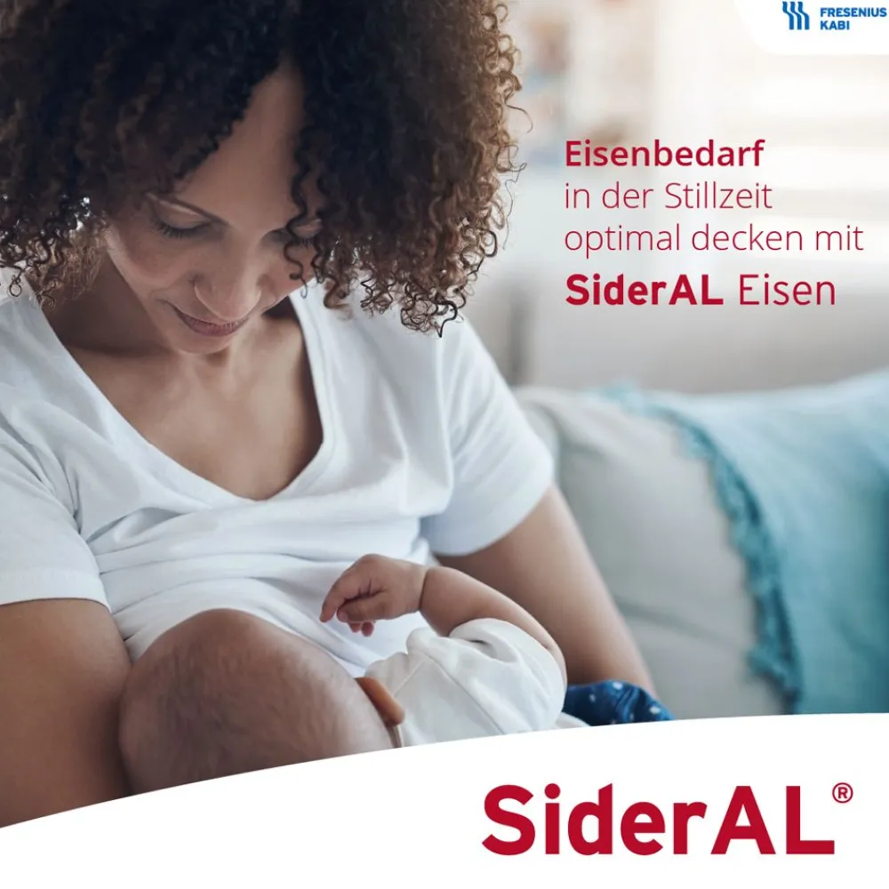 SiderAL® Eisen 14mg Cola mit Vitamin C | Nahrungsergänzungsmittel bei erhöhtem Eisenbedarf in der Stillzeit & beim Sport| Hot