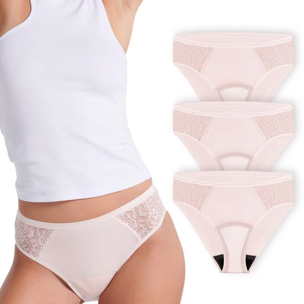 siegmund care Hygieneunterwäsche Damenslip mit Spitze seitlich> Best