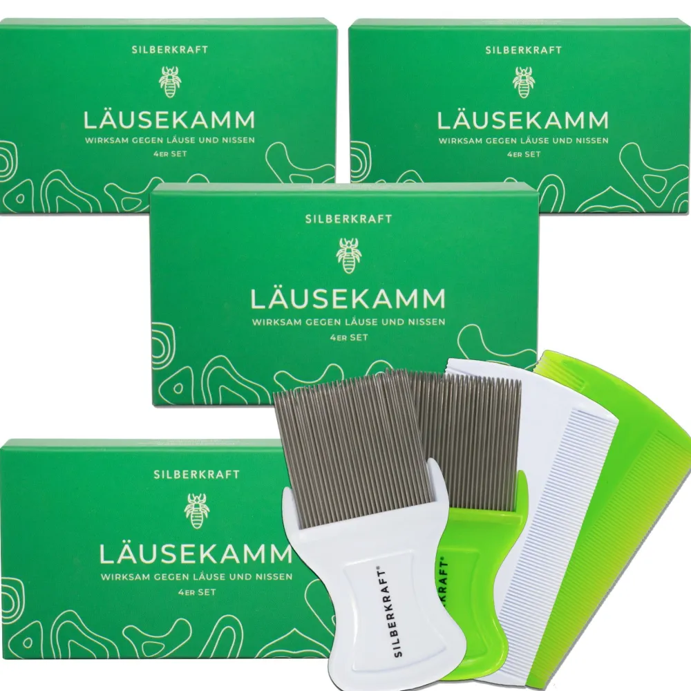 Läusekamm Set>SILBERKRAFT Best