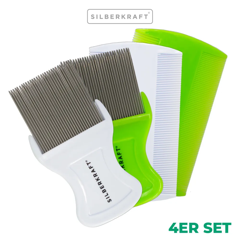 Läusekamm Set>SILBERKRAFT Best