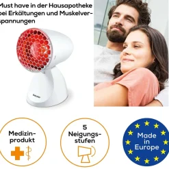 SIL 06 Infrarotlampe mit Schutzgitter><noscript><img width=