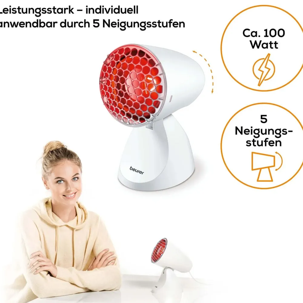 SIL 06 Infrarotlampe mit Schutzgitter> Hot