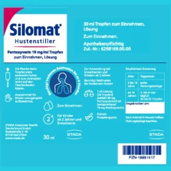 gegen Reizhusten Pentoxyverin Tropfen 30ml, Hustenstiller, für Erwachsene und Kinder ab 2 Jahren><noscript><img width=